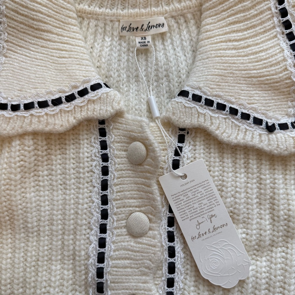 ✨SOLD✨ For Love and Lemons Jeannette Sweater - Picture 5 of 7